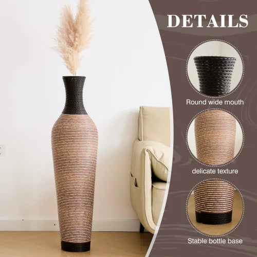 Handcrafted PVC Floor Vase