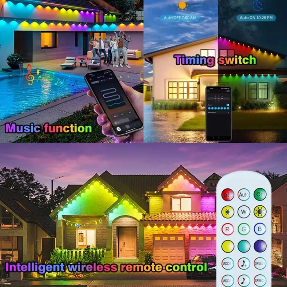 Smart Outdoor Eaves Lights