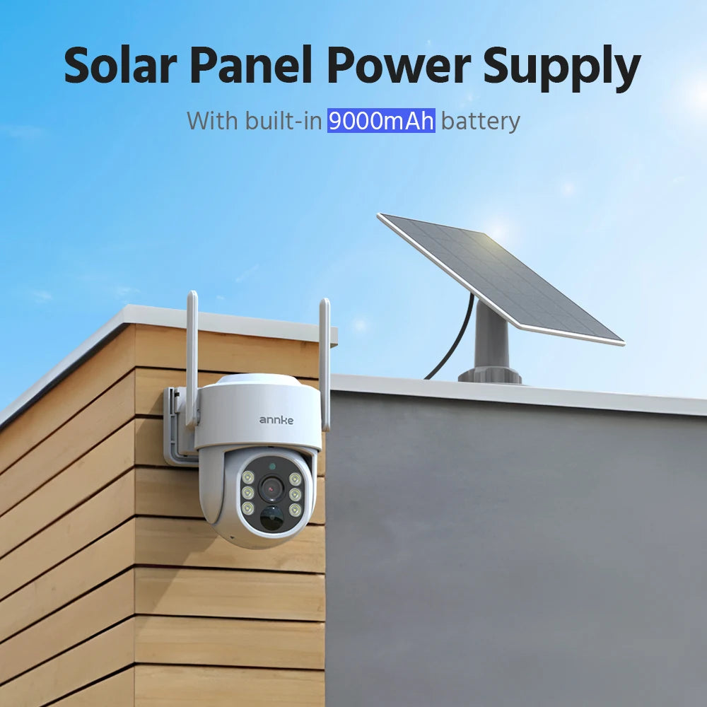 4MP solar security cameras
