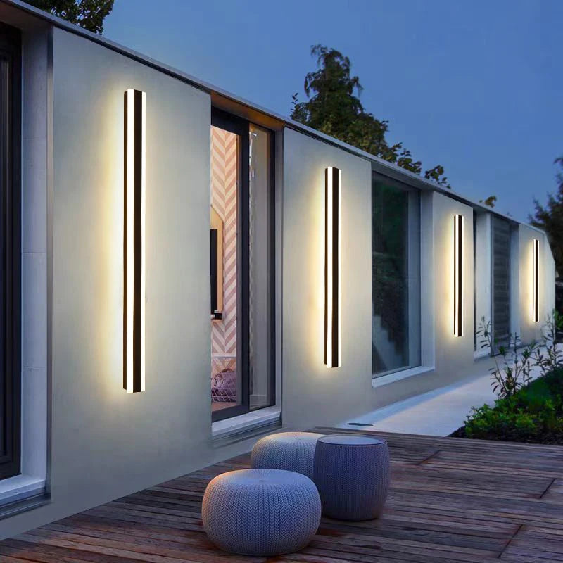 LED long wall lamps Outdoor Waterproof