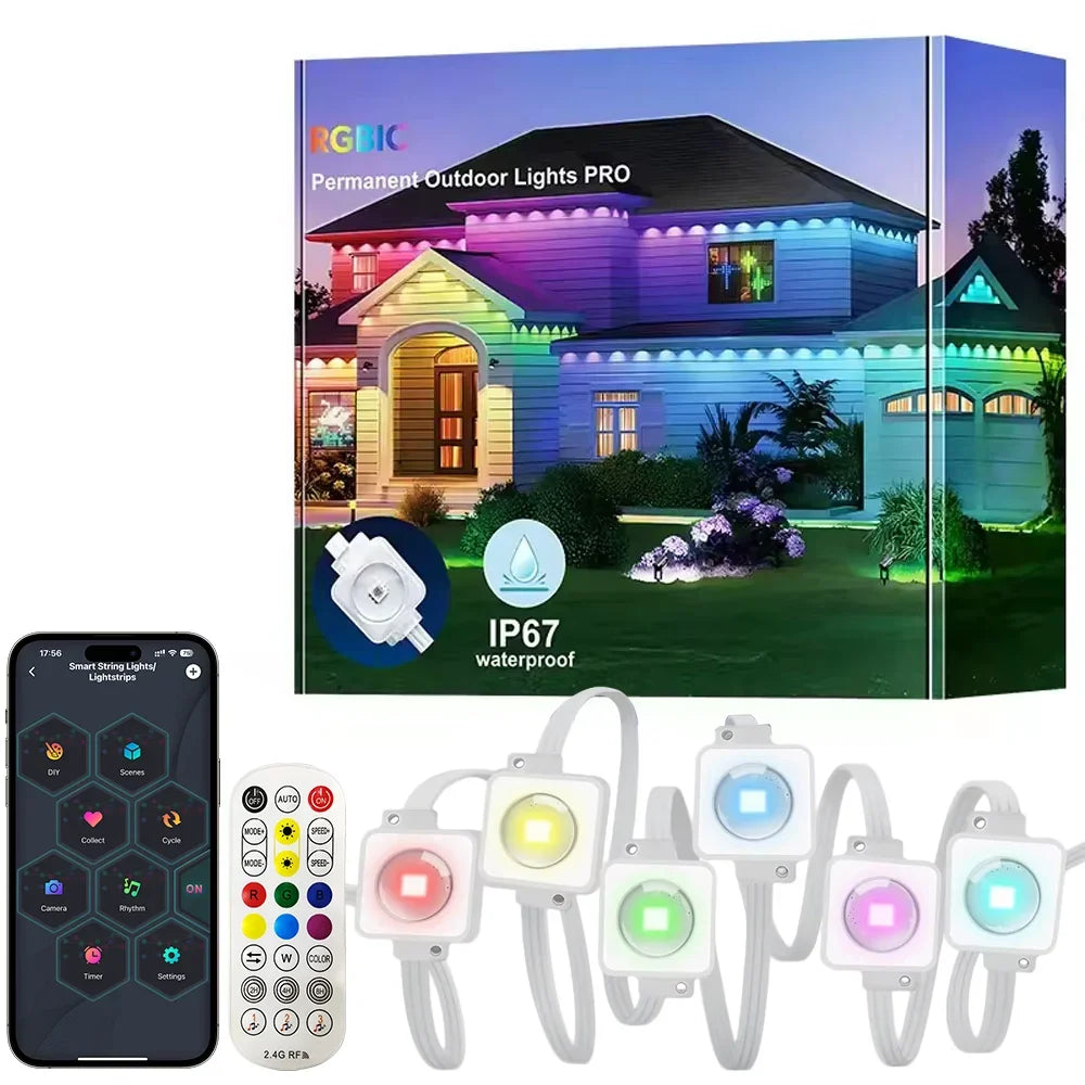 Smart Outdoor Eaves Lights