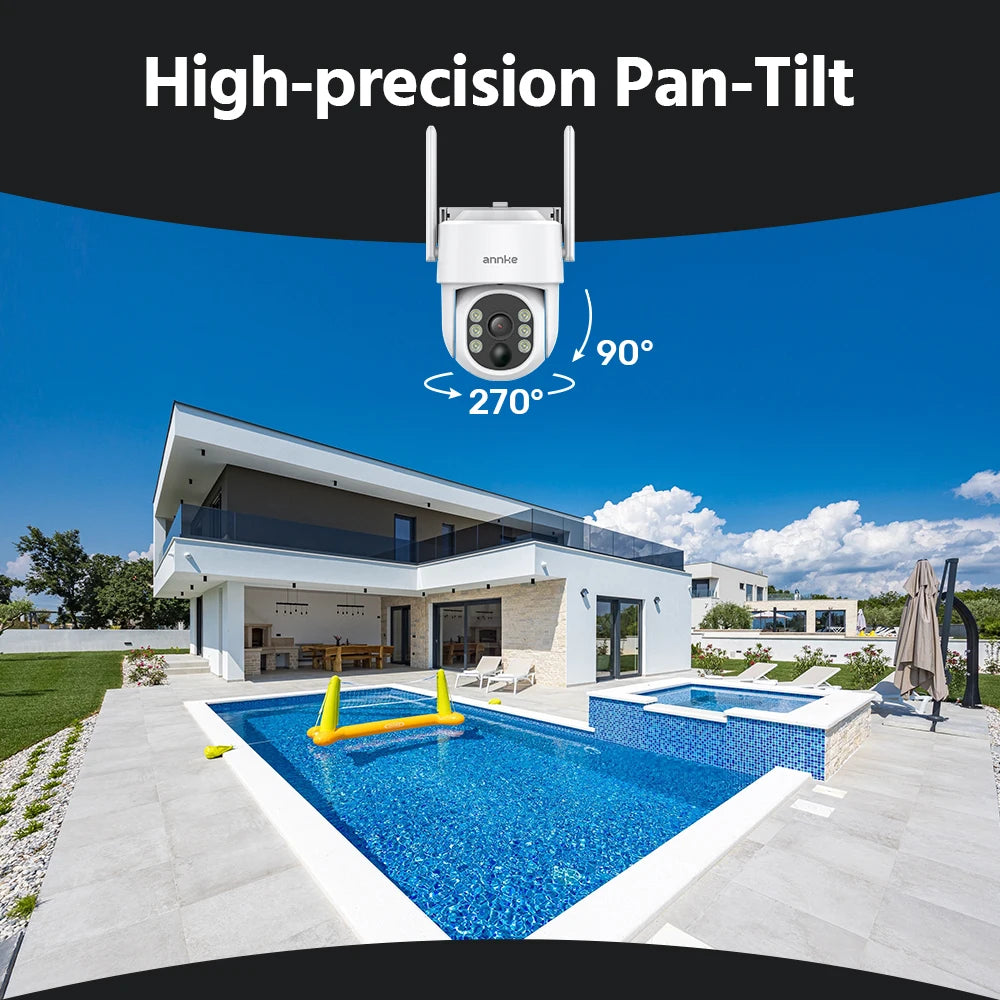 4MP solar security cameras