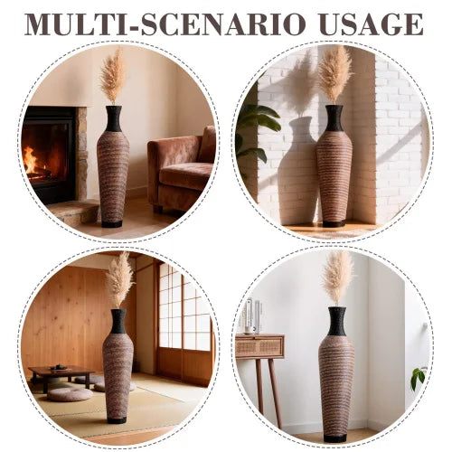 Handcrafted PVC Floor Vase