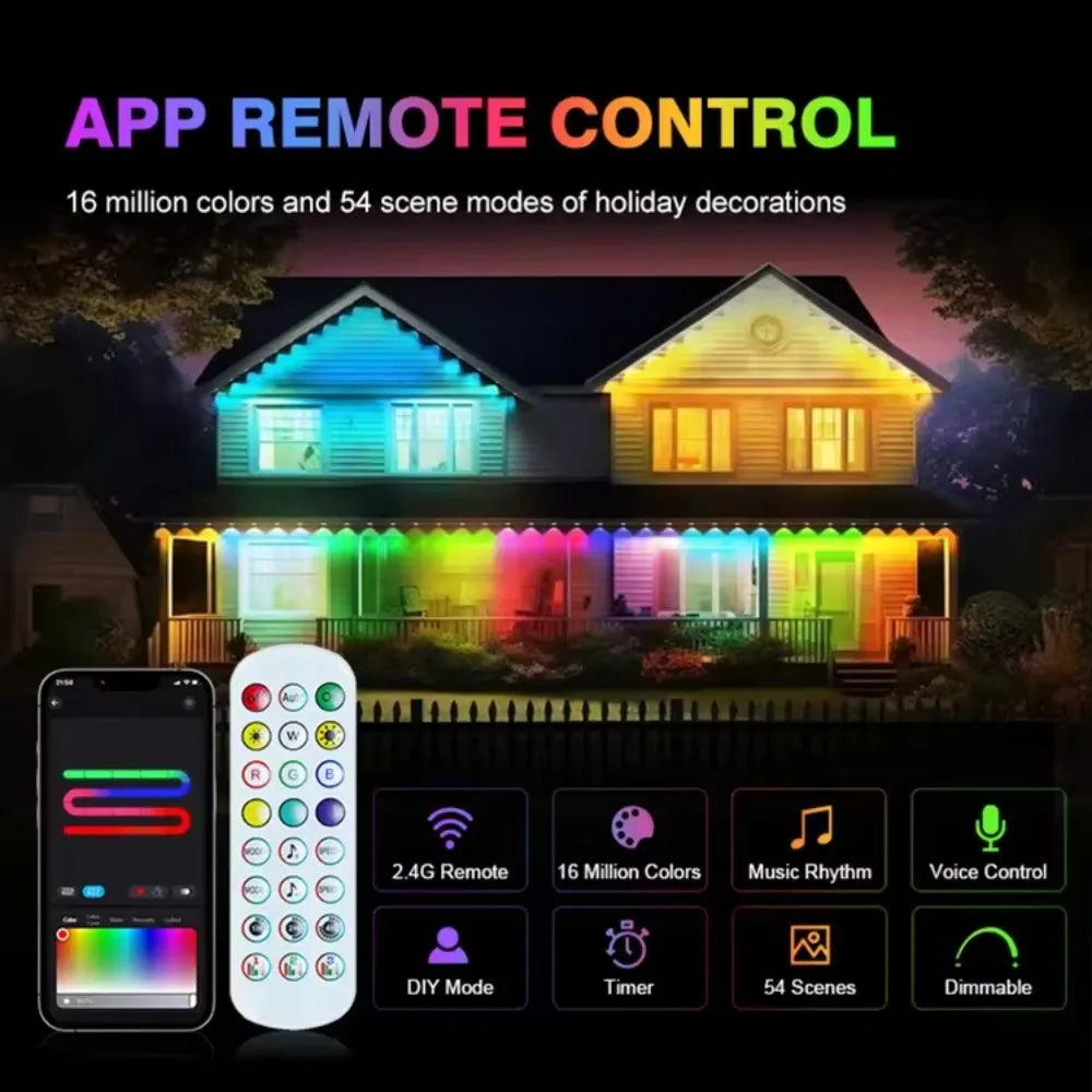 Smart Outdoor Eaves Lights