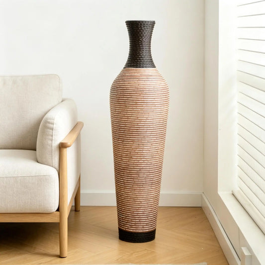 Handcrafted PVC Floor Vase