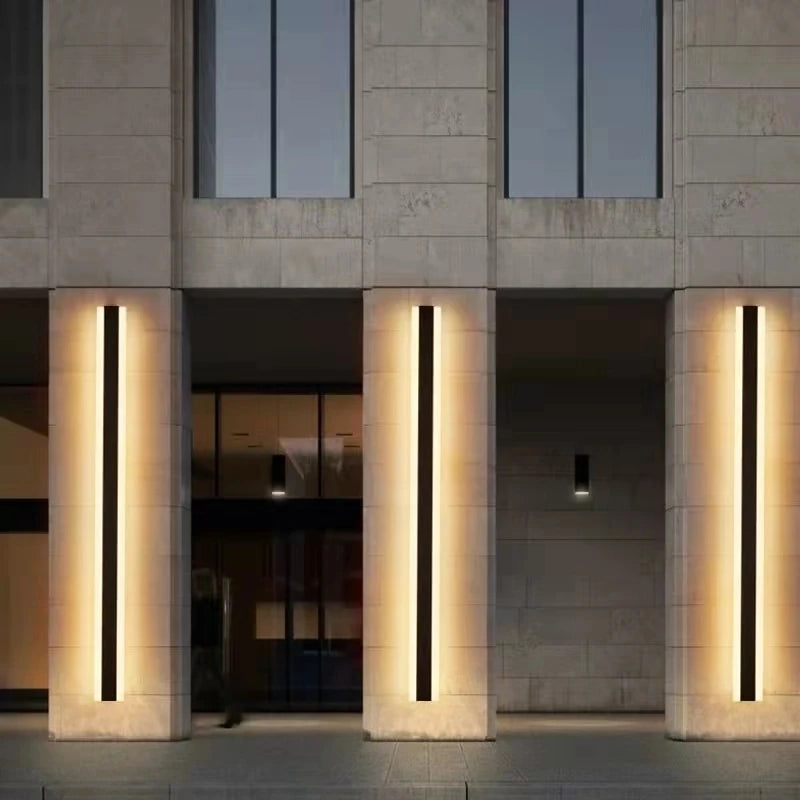 LED long wall lamps Outdoor Waterproof